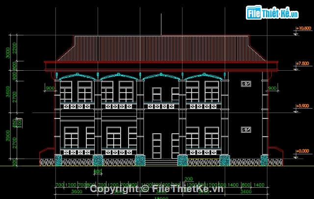 File cad,nhà quân đội,nơi làm quân đội,nhà ở chỉ huy